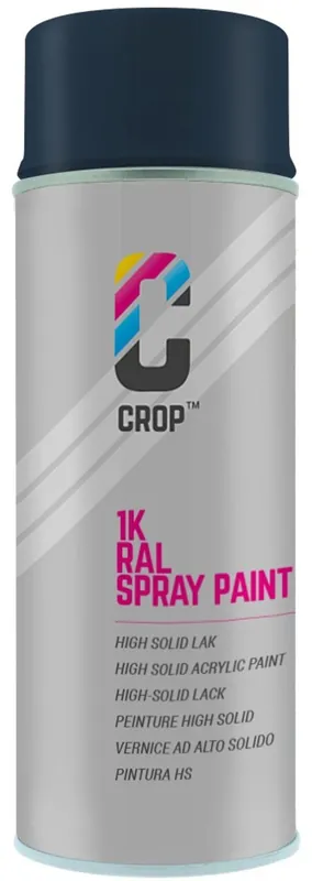 CROP RAL 5011 Hoogglans Staalblauw spuitbus 400ml Koop Vandaag